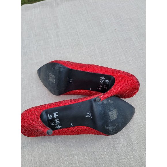 Pleaser Bordello Scandal-620R Rhinestone Pointy Toe Pumps, size 16 - Picture 6 of 6